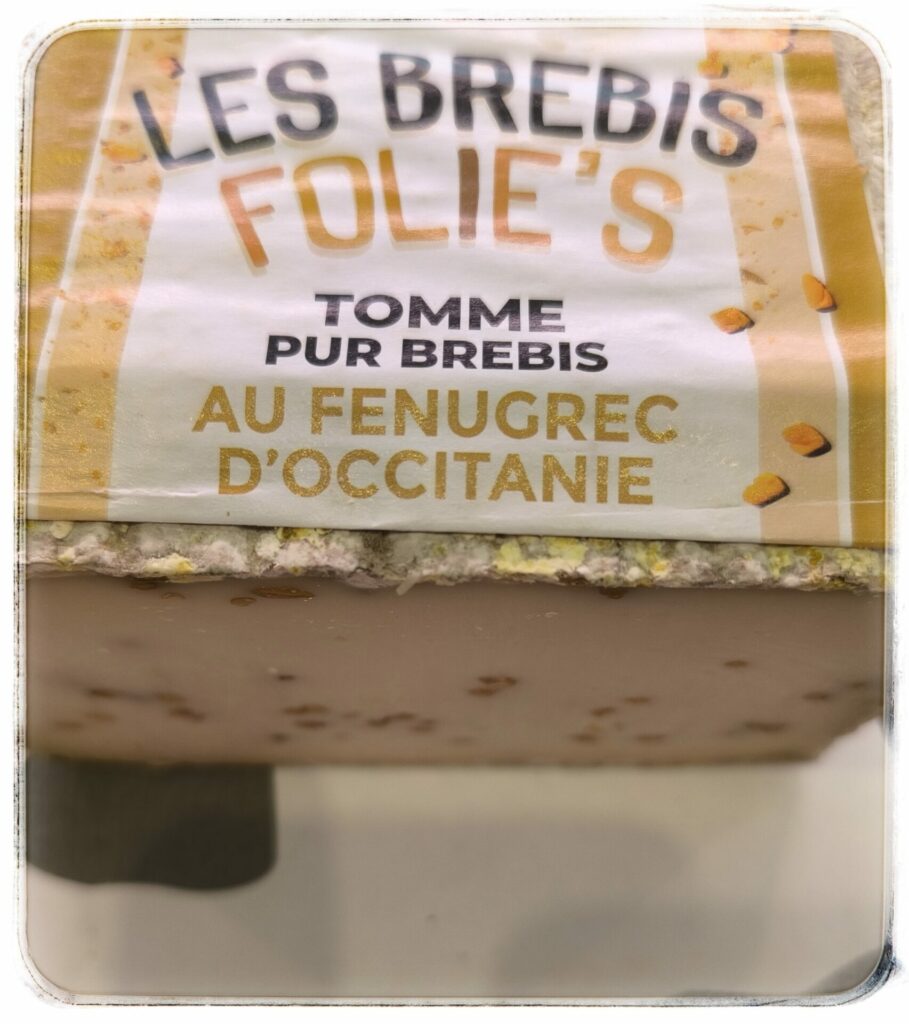Tomme pur brebis au fenugrec